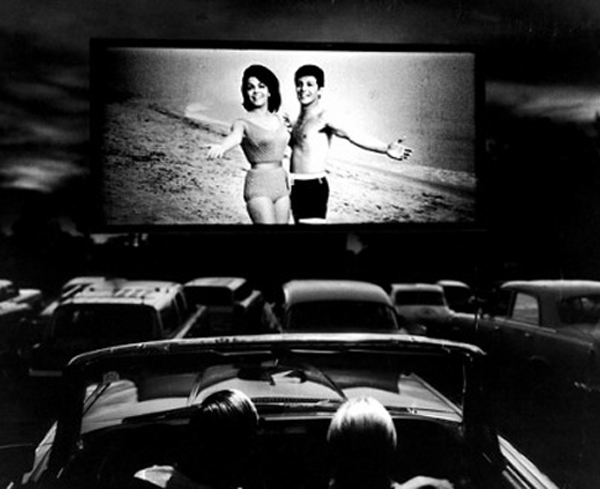 Drive-in theatre-goers