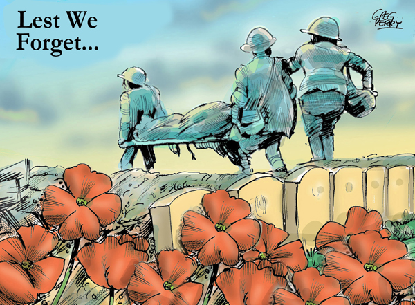 Remembrance Day cartoon