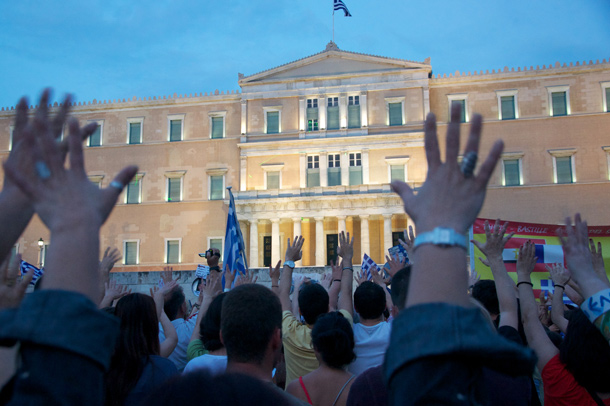 Protest and the Greek Parliament