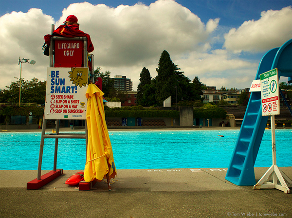 Lone Kits pool lifeguard