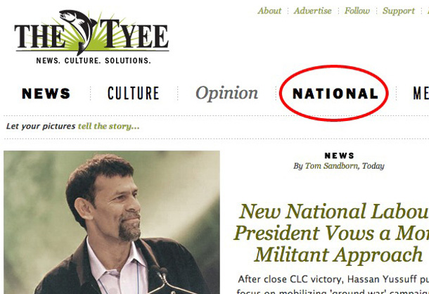Tyee National page