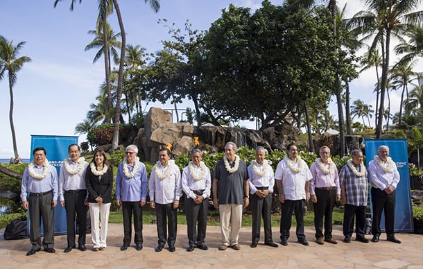 TPP ministers in Hawaii