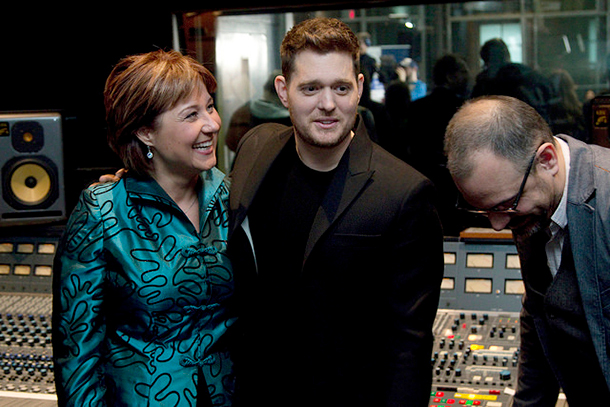 Christy Clark and Michael Bublé