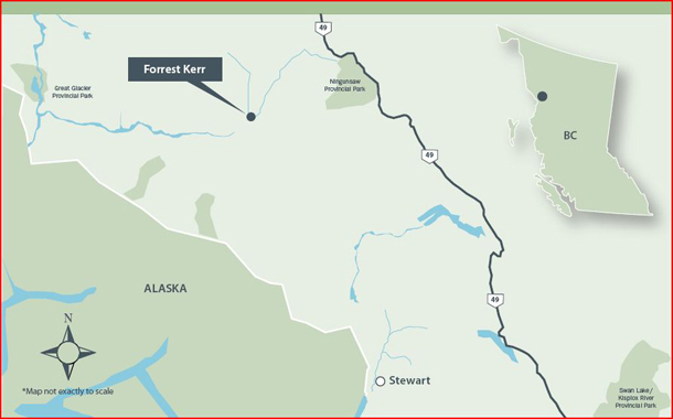 582px version of Map of Forest Kerr