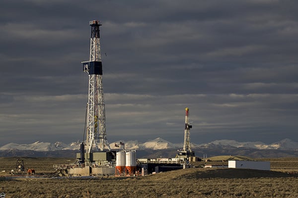 Wyoming fracking well