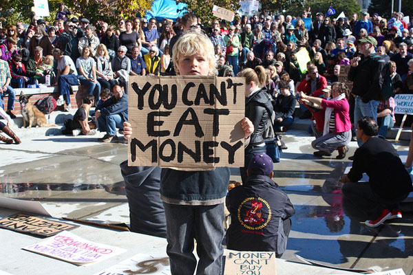 You Can't Eat Money, Occupy photo