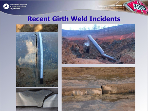 582px version of Girth weld incidents