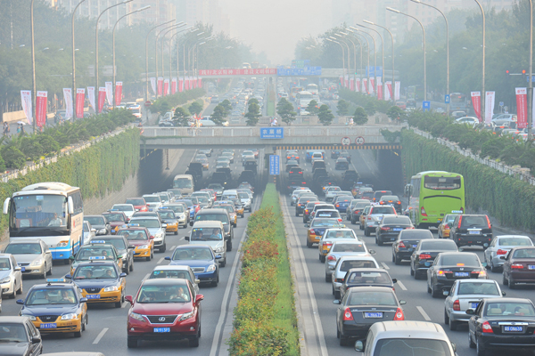 Beijing traffic photo