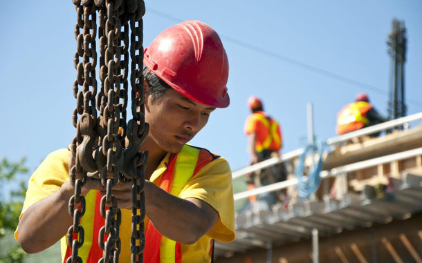 Foreign worker at an Ottawa construction site