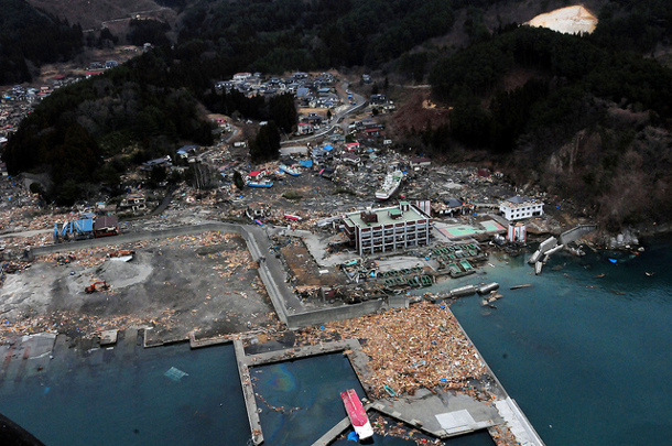 2011 Japanese tsunami wreckage