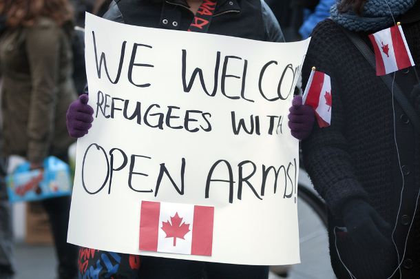 'We Welcome Refugees'