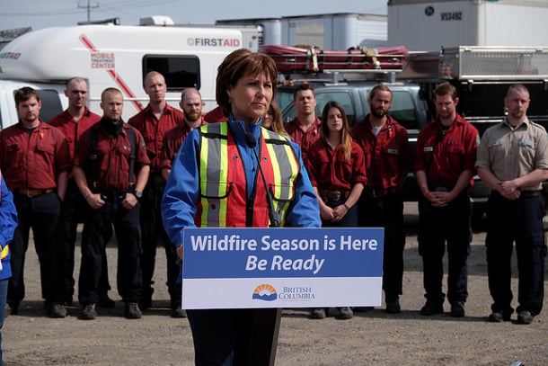Christy Clark in Prince George