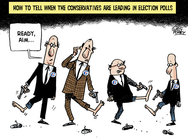 Cartoon about 2011 federal election