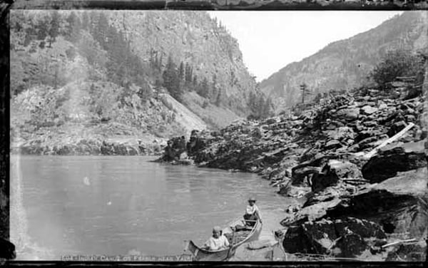 First Nations fishing near Yale