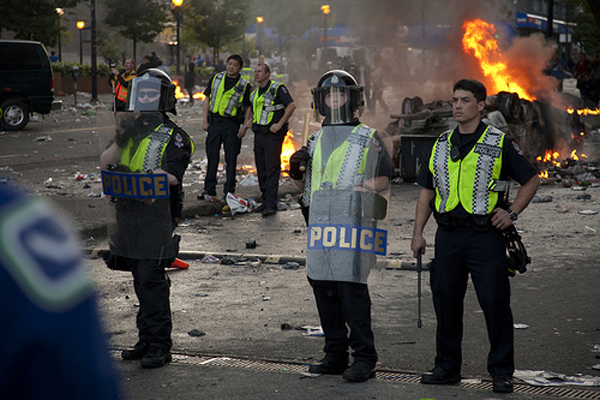 Vancouver police, Canucks riot 2011