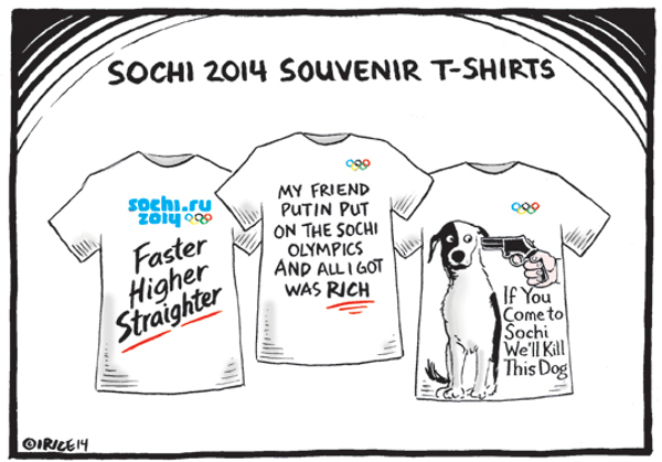 Sochi Olympics cartoon