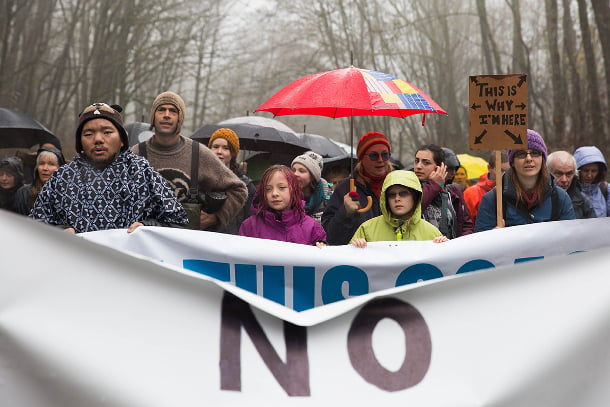 Burnaby Mountain protest