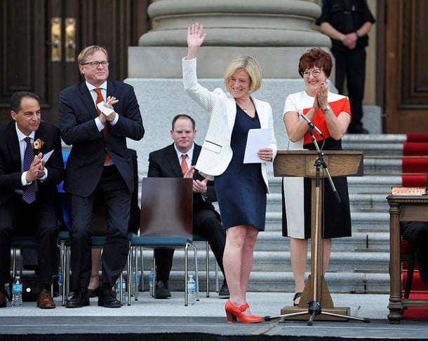 Alberta Premier Rachel Notley sworn in