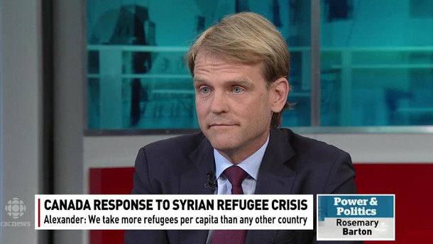 Citizenship and Immigration Minister Chris Alexander on the CBC