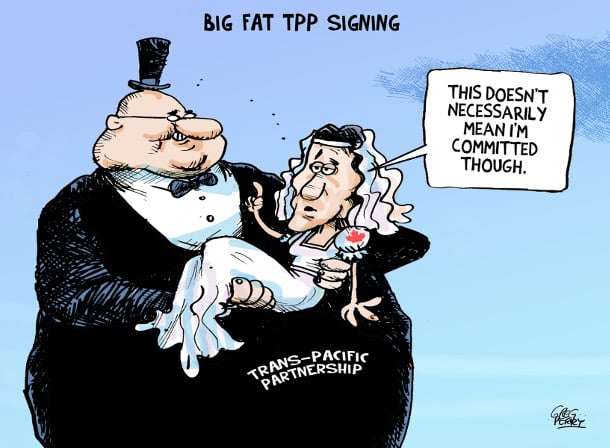 TPP cartoon by Greg Perry