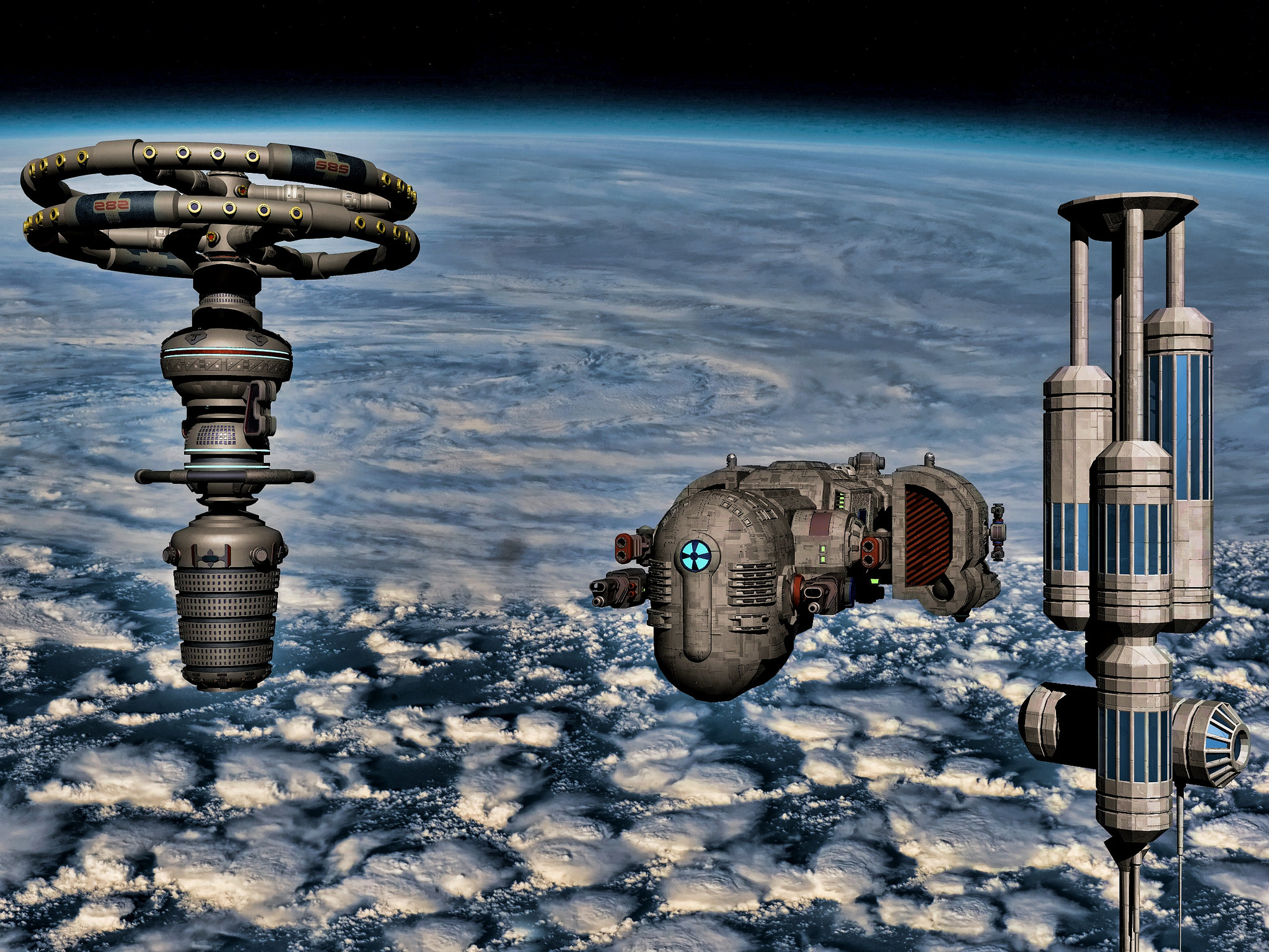 Space stations