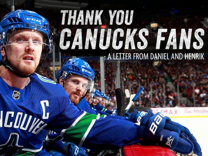 Canucks: The Sedins' jersey retirement night was perfect