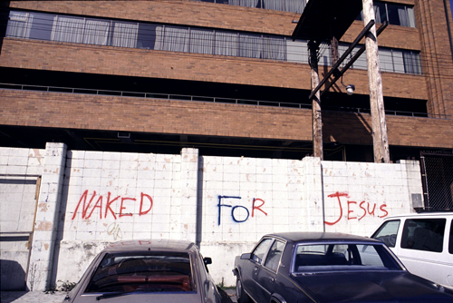 Graffiti: Naked for Jesus