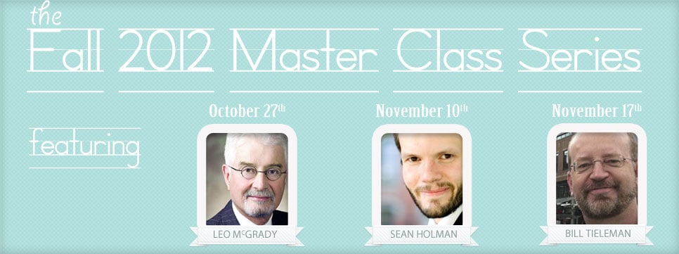 Fall 2012 Master Classes 