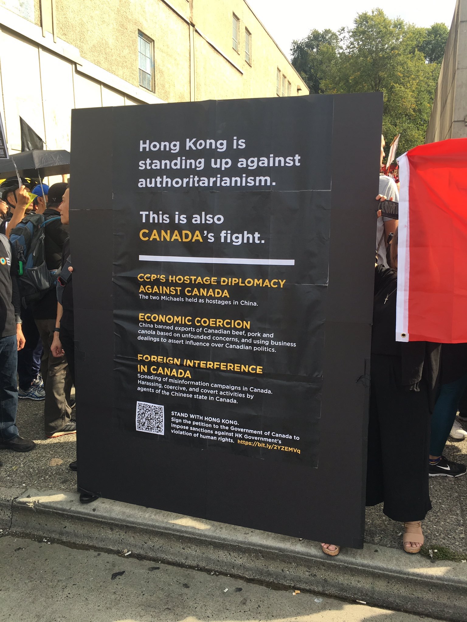 canadian embassy in beijing on strike clipart