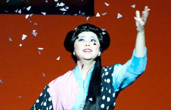 Actress in 'Madama Butterfly' opera
