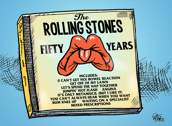 Rolling Stones anniversary cartoon