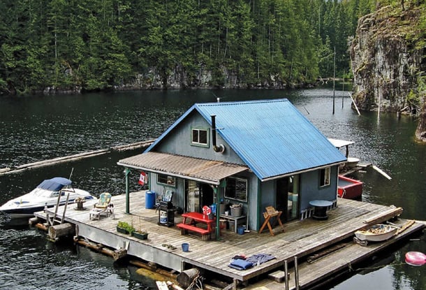 Powell Lake cabin