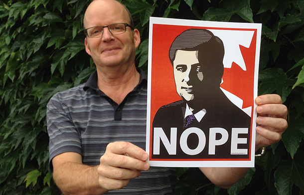 Meet the BC Artist Saying 'Nope' to Harper Once Again | The Tyee
