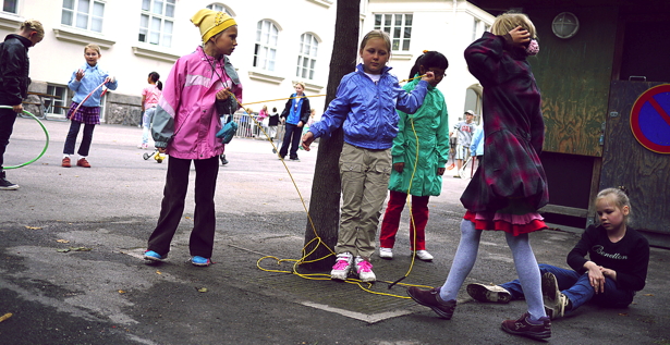 Finnish schoolchildren