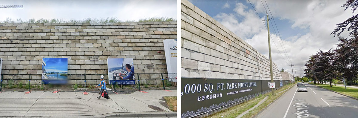 Modern Mesopotamia: the ziggurats around central Richmond. Images from Google Street View.
