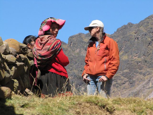 Canadian worker in Peru's Sacred Valley