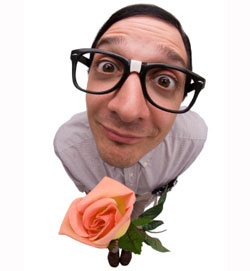 Geek, Love, Flowers, Glasses