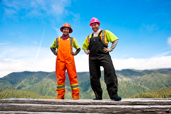 Forestry workers