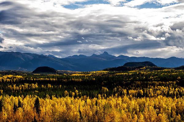 Cassiar Mountains in fall
