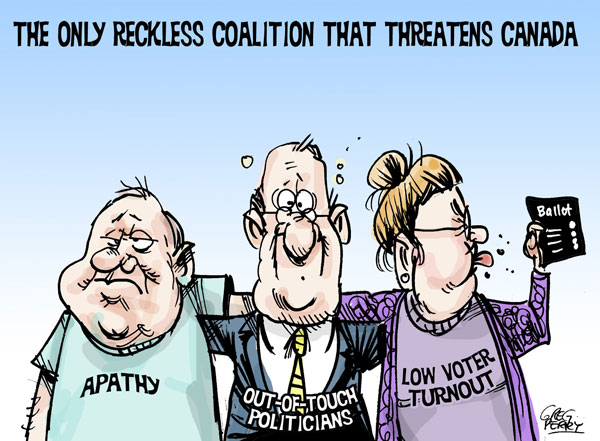 Coalition cartoon, federal election 2011