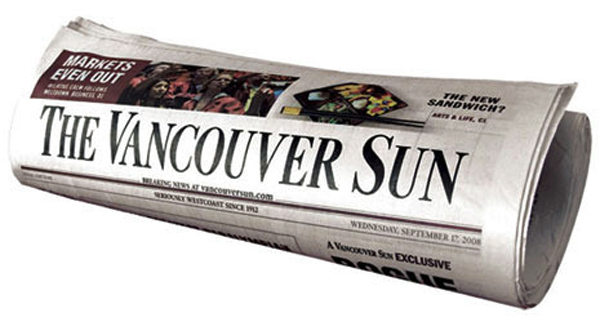 Vancouver Sun newspaper