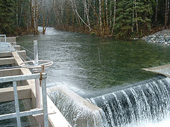 Run-of-river power, China Creek