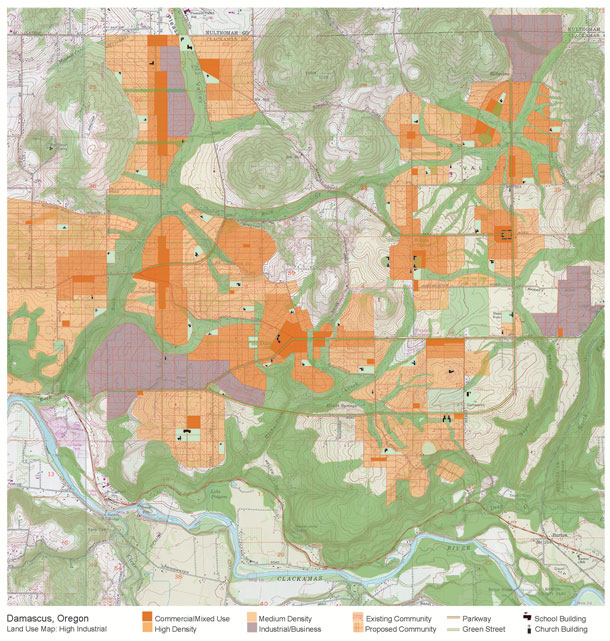 582px version of Damascus, Oregon