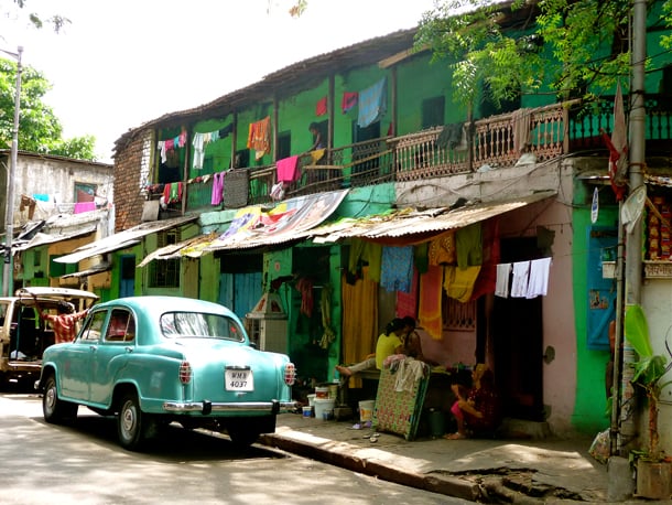 582px version of Calcutta brothel district street
