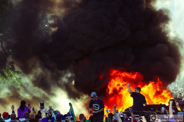 Vancouver riot fireball