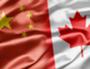 Chinese Canadian flags