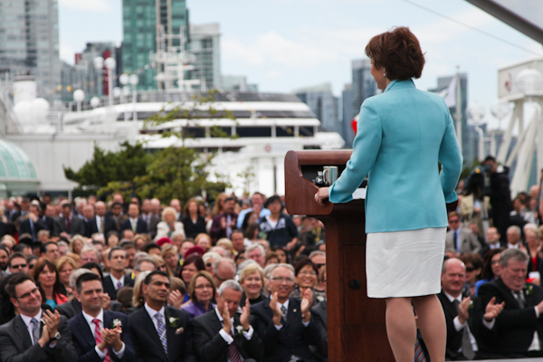 582px version of Christy Clark at cabinet announcement, 2013