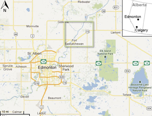 582px version of Alberta's Upgrader Alley region