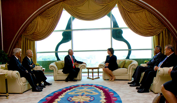 Malaysian PM Najib Razak hosting BC Premier Christy Clark