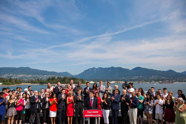 Justin Trudeau in Vancouver